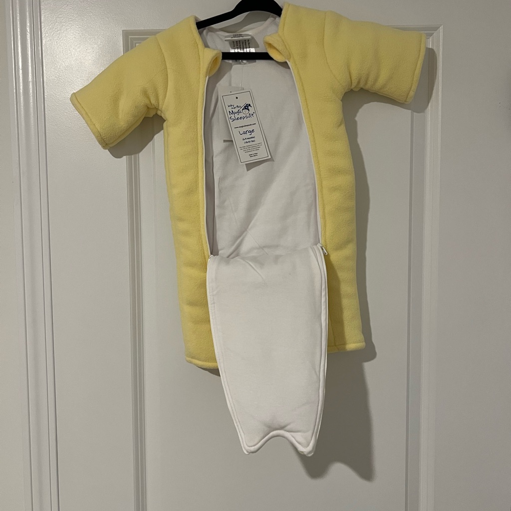 Yellow Baby Merlin's Magic Sleepsuit Size L — image 4 of 5
